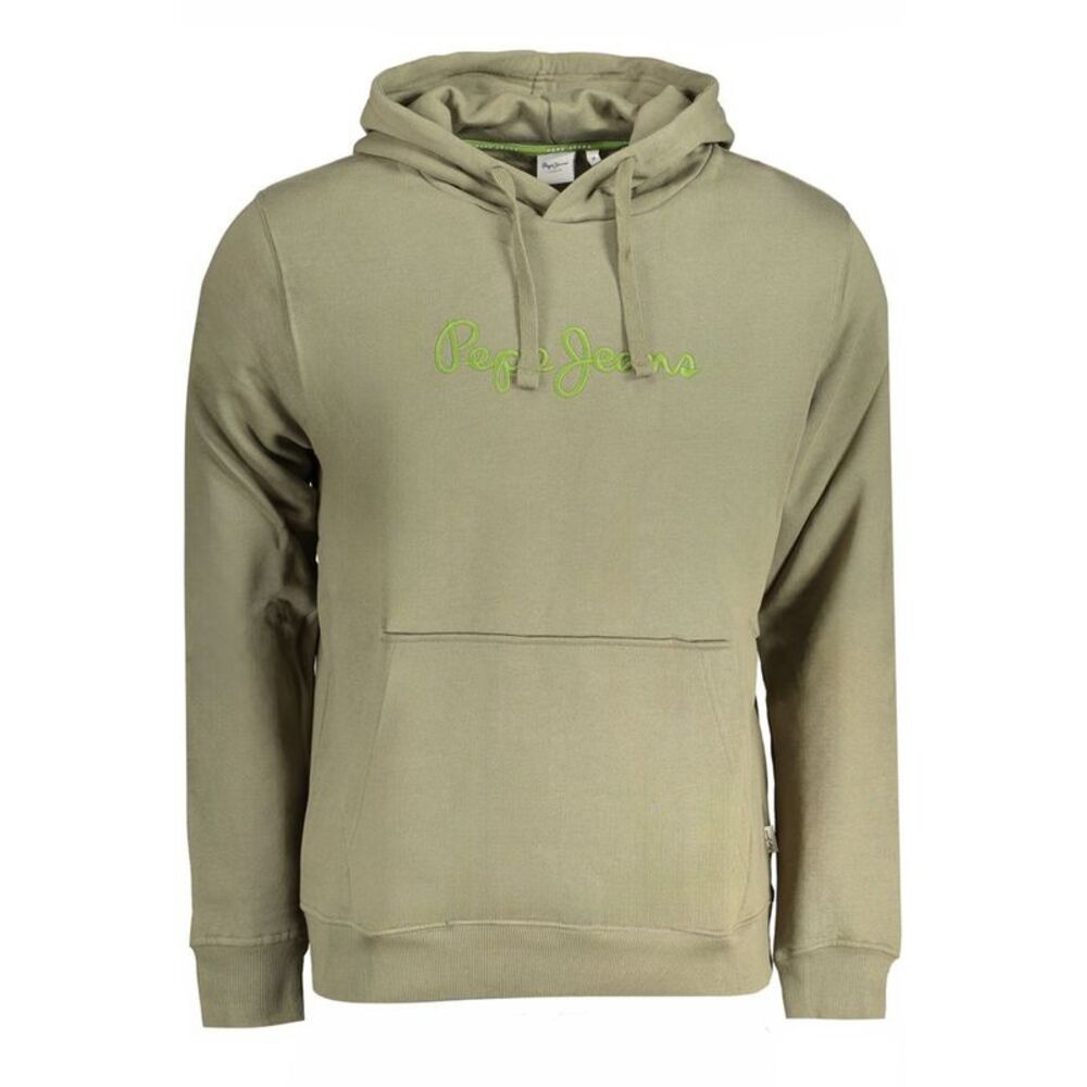 Pepe Jeans Verde Organic Cotton Men Men's Hoodie